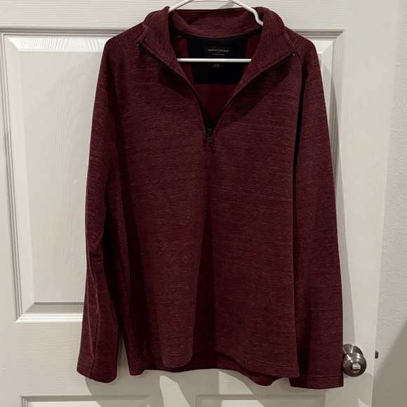 Banana Republic Other - Men's Maroon Half-Zip Sweater/sweatshirt